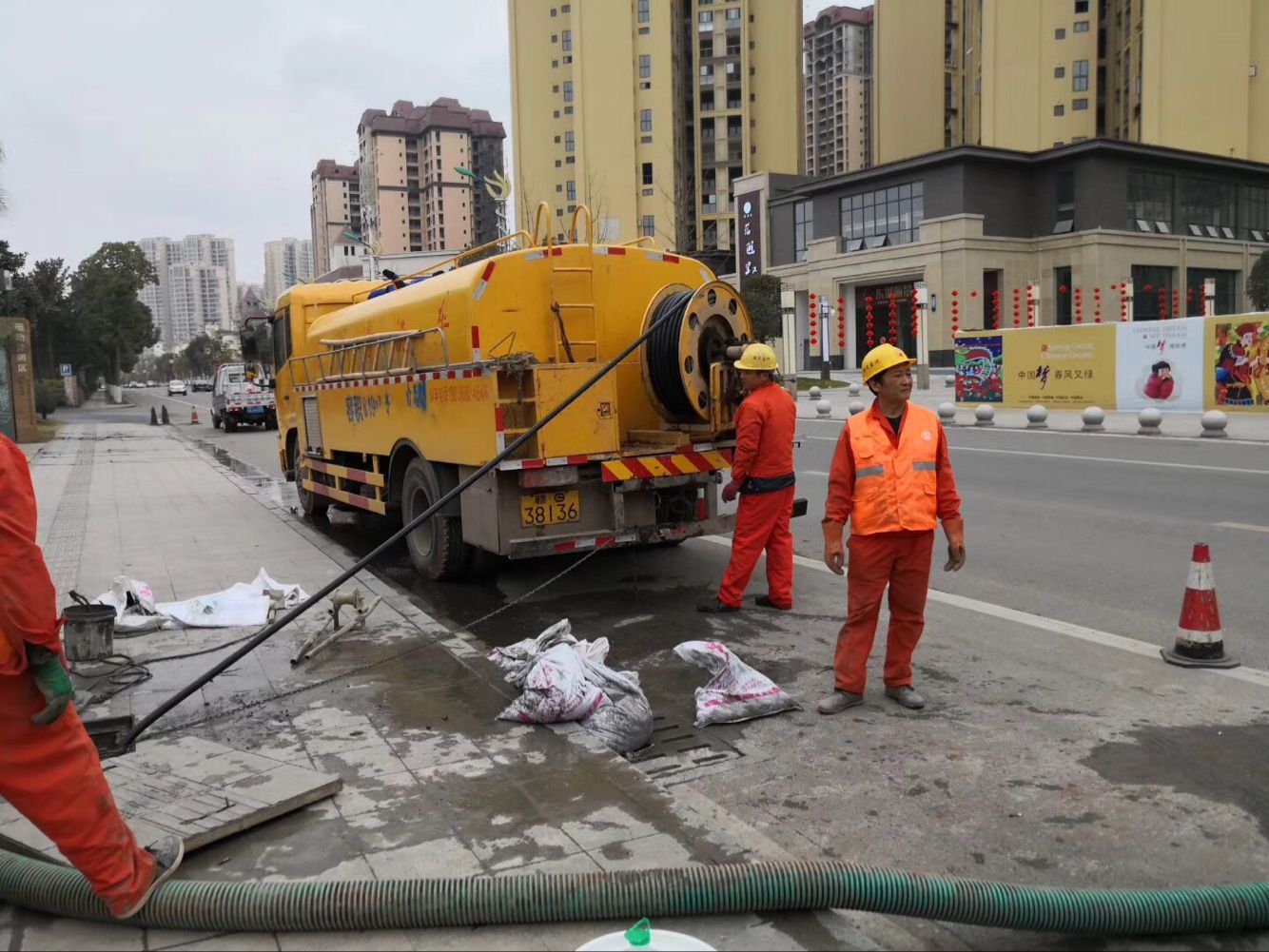 桃江排污管道清淤-管道清洗